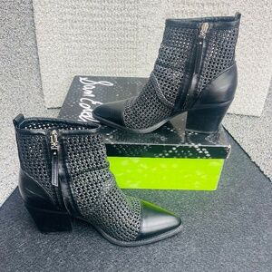Sam Edelman Elita Black Woven Nappa